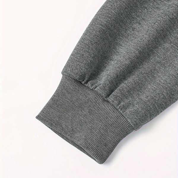 Black Digital Printing Women Tops Fall Winter Custom Letter Print Womens Zip Up Sweater