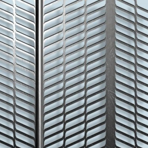 Rejas de red galvanizadas en ingeniería de la construcción