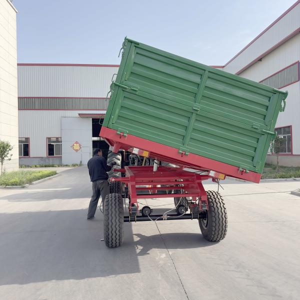 Rugged Adjustable Tractor Farm Trailer Design for Hauling 7C Series Models with Load Capacities from 3 to 20 Tons