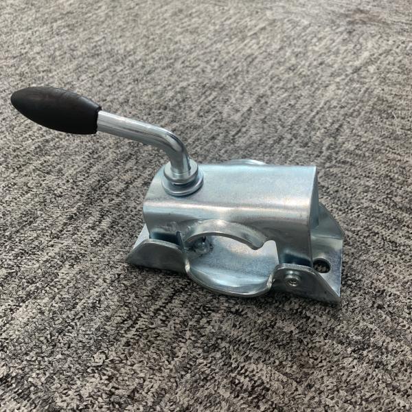 Стальная 48mm отжатая струбцина колеса жокея трейлера оцинковывает покрытый финиш