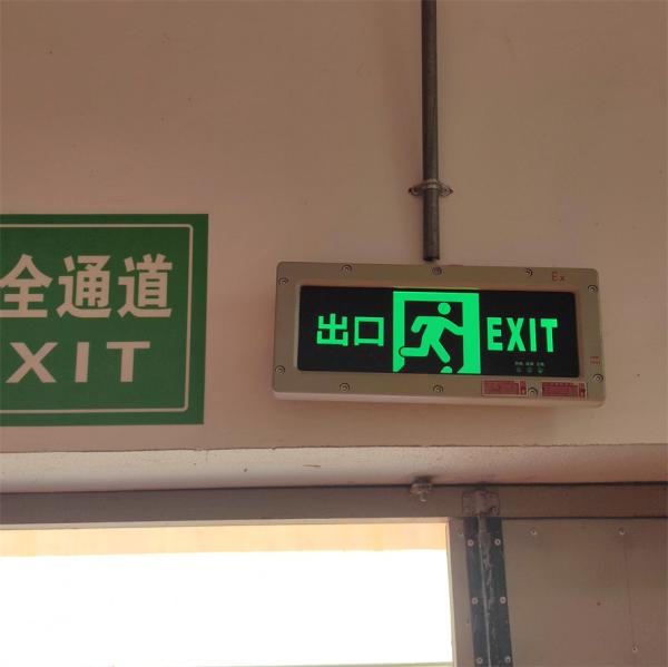 防爆型非常口サインライト – 広範囲電圧 90-300V | 危険場所向け安全・耐久性