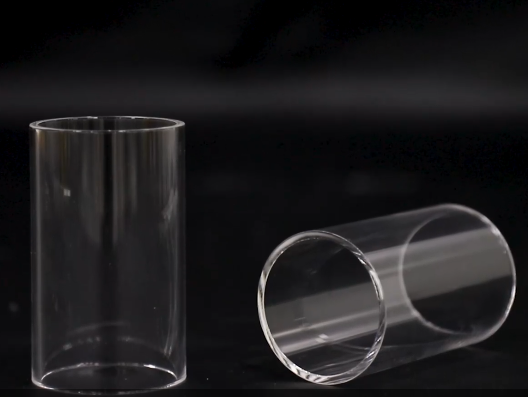 High Purity 99.9% Silica Content Quartz Glass Tubes Custom Welding Cutting