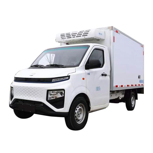 1-10T Capacity Foton Mini Refrigerated Truck Freezer Small Refrigerated Box Truck Gasoline 2 Tons Manual Transmission