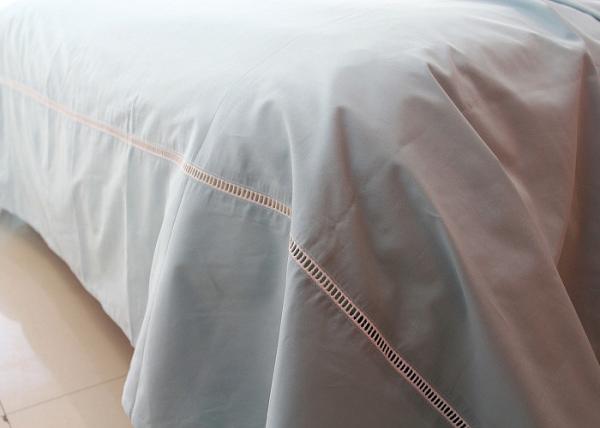 Linen Cotton Pure Luxury Sheet Sets 3 Pcs Twin / Queen / King Size For Home