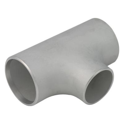 6 X 4 Inch Sch 40 Reducing Tee , BE ASTM A234 WP22 Butt Weld Tee For Pipe