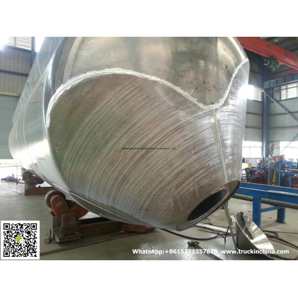 Aluminum Alloy  Wheat Flour Bulk Tanker with Tipping Hydraulic Cylinder (6000USG-10000USG ）whApp:+8615271357675