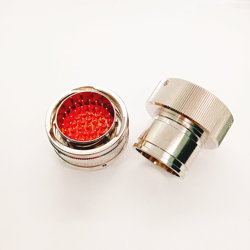 Y11P*II-2255TK5 55 Pin Bayonet Circular Aviation Connector with Aluminum Alloy Shell and Gold-Plated Contacts