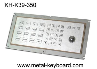 Anti - teclado industrial com Trackball do laser, teclado dustproof do quiosque do metal do vândalo