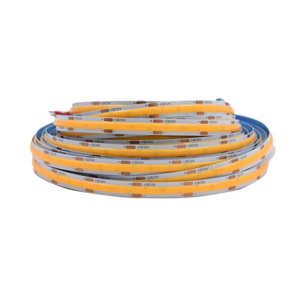 Dot-free 480 Leds Ce Ul Rohs Flexible Tape 3000k 4000k 6500k 24v 12V Cob Led Lights For Inside Decoration