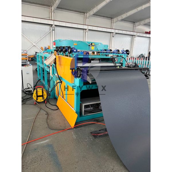 Heavy Duty Coil Straightening Cutting Machine 7.5kW Servo Motor and PLC Control System for Fast Production