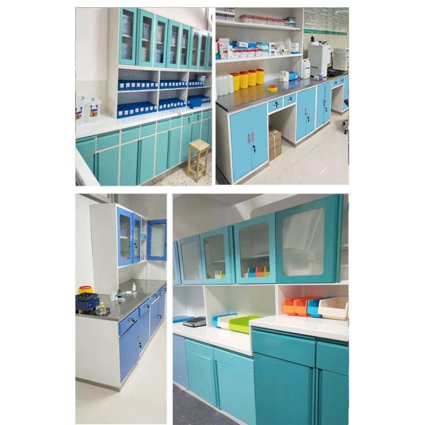 Alkali Resistant SS304 Hospital Medicine Cabinet Adjustable With 3 Drawers