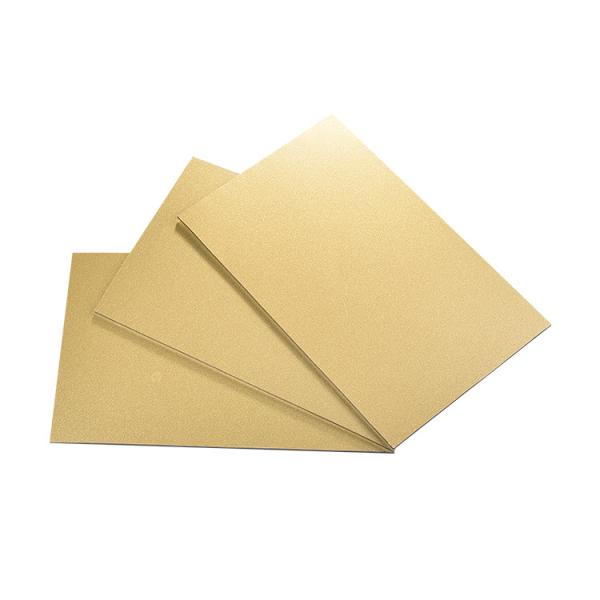 Impact Resistant Sparkle Aluminum Composite Panel A2/B1 Fireproof Grade with Surface Gloss ≥60%