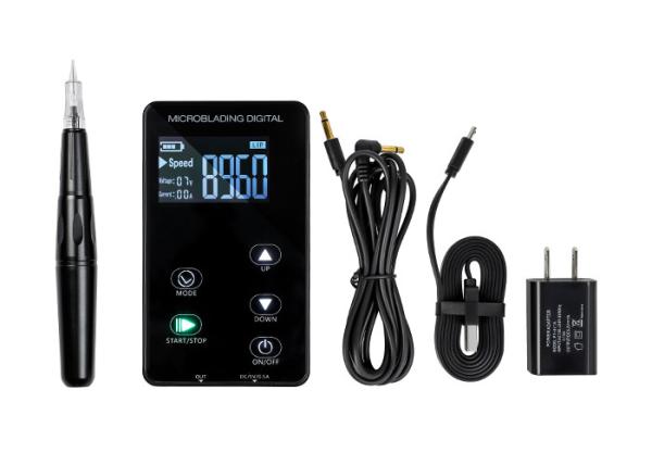 YD Blue Battery Digital Permanent Makeup Machine Kit Ombre Powder Eyebrow Tattoo Machine Pen