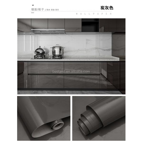 Easy DIY Installation Oil Proof Wallpaper Sticker for Entertainment Furniture Decoration