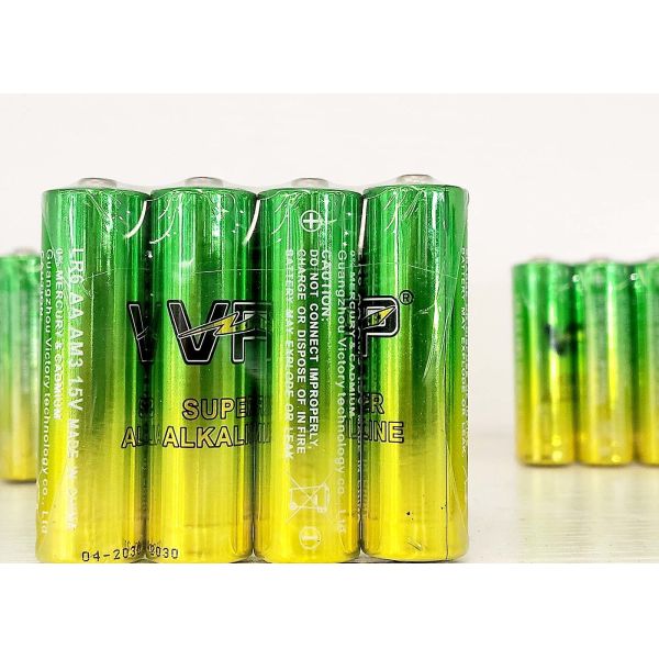 LR6 AM3 Dry Cell Battery High Power Long Lasting AA Replacement VP Battery Wholesale