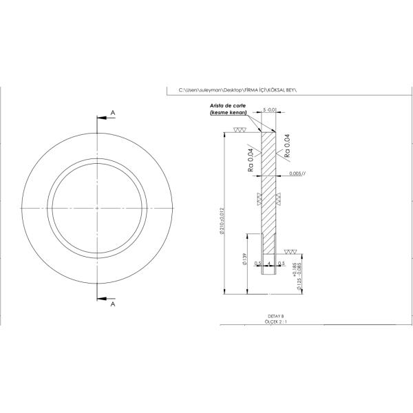 Cuchilla de corte de carburo de tungsteno para cortar metales de obleas de silicio