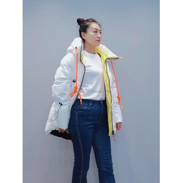 FODARLLOY F22560 Ladies Warm Hooded Cotton-padded Clothes Women Slim Long Winter Jackets Women Coats