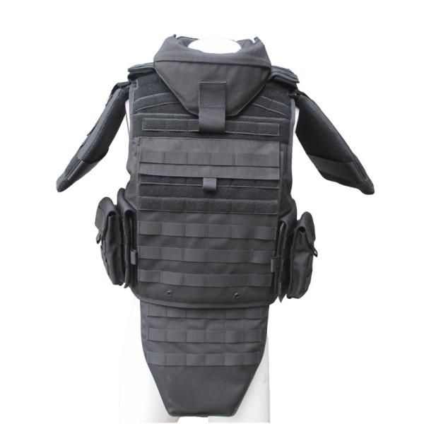 Outdoor Full Coverage Black 1000D Nylon Molle Camo Plate Carrier Combat Chalecos Tactical Vest Armor Vest