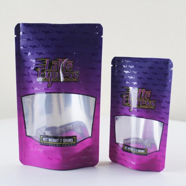 Gravure que imprime sacos Ziplock de Mylar do cannabis de CBD com Windows