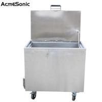 Réservoir d'égout chauffé par ultrasons Nettoyeur de réservoir d'égout en acier inoxydable pour plateau de four