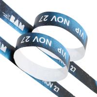 Pulseiras de papel Tyvek à prova d'água de numeração sequencial / código de barras para controlo de segurança