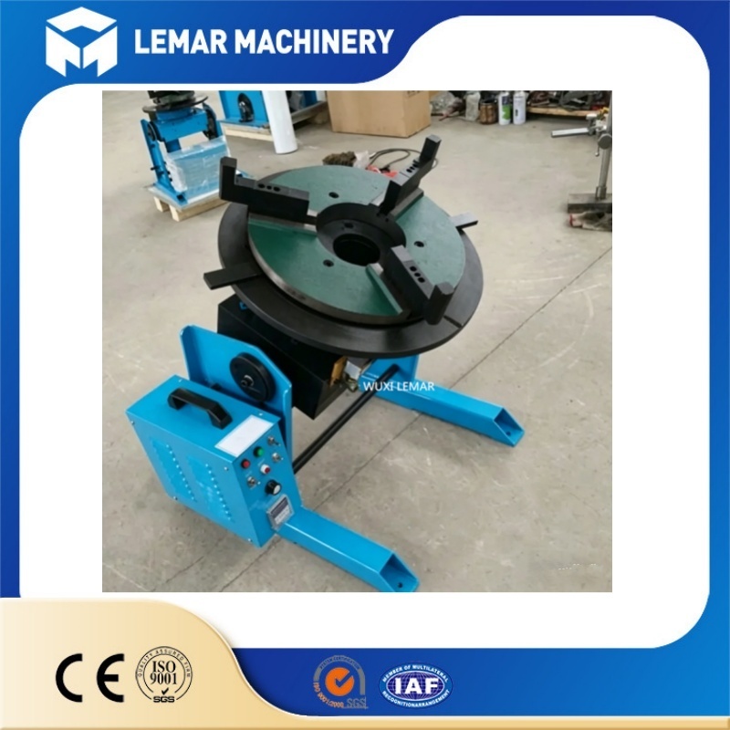 50kg  Mini Rotary Welding Turning Table Variable Speed for Small Pipe Flange Circular Welding