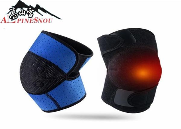 protections de genou magnétiques chaudes d'infrarouge lointain de protections de genou de Tourmaline de chauffage de 3D Sel f