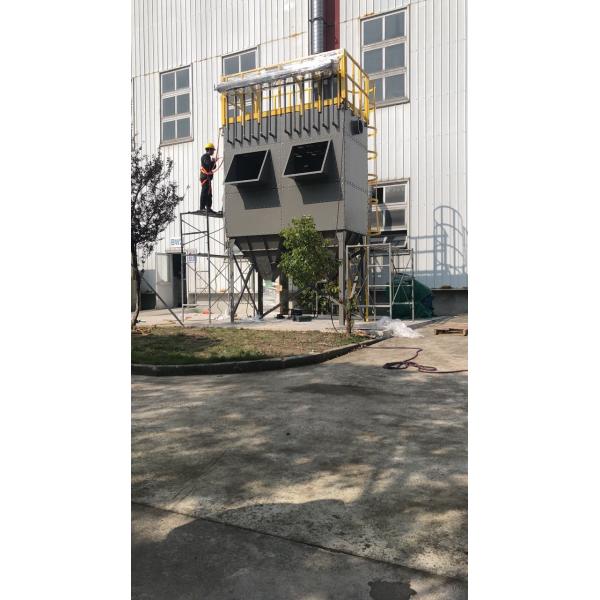 Low Pressure Industrial Dust Removal System / Industrial Baghouse Dust Collectors