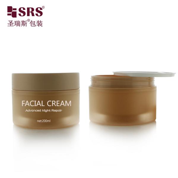 100g 150g 200g 250g en gros en plastique recyclé contenant vide pour soins de la peau Bouteilles cosmétiques de luxe