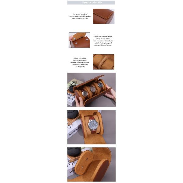 Boîte d'emballage à cellules multiples en cuir en PU