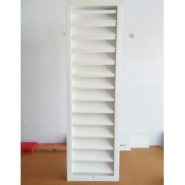 1m to 11.6m Length Chemical Plant Fixed Air Ventilation Window Blind with Support Bar