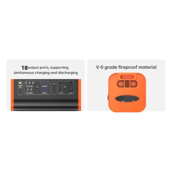 2200W Constant Power Can Drive 4000W Outdoor Camping Portable Battery Power Station