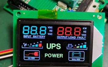 Módulo LCD VA de 2,4 pulgadas COB LCM Controlador AIP31621E Retroiluminación blanca Pantalla LCD UPS