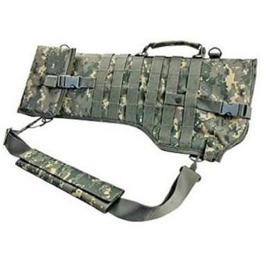 24 Inch Tactical Double Rifle Case , Camo Molle Gun Case Scabbard