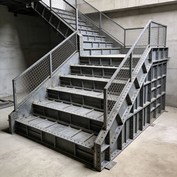 Steel Concrete Stair Formwork Digital Simulation Intelligent Processing