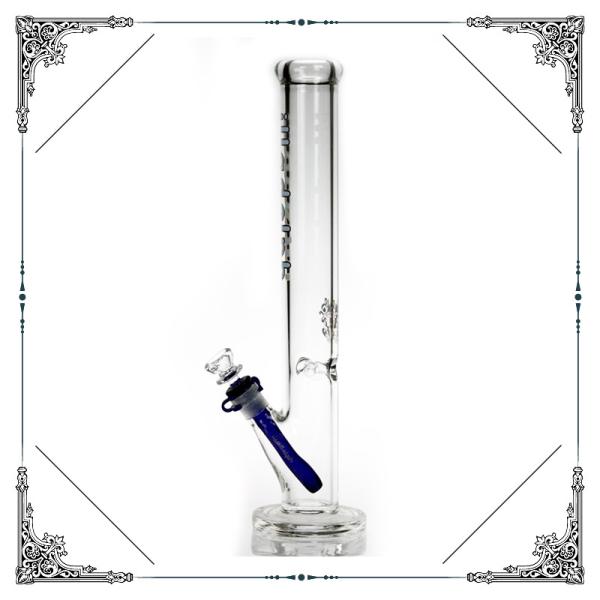 7MM Thick Glass Bong 17 Inches Tall Straight Tube Glass Smoking Pipes