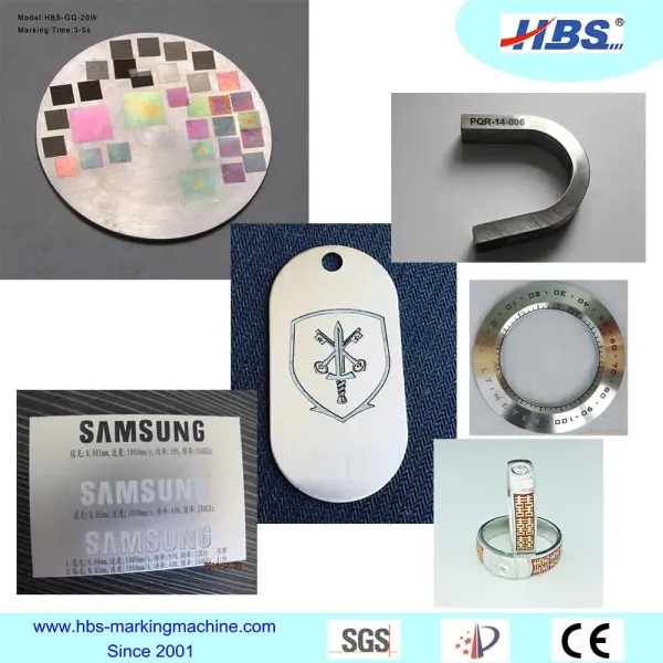 30W Fiber Laser Marking Machine with Marking Area 175*175mm