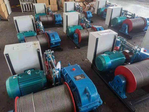 12m/Min Pulling Electric Wire Rope Winch Vehicle Recovery Winch In Mining