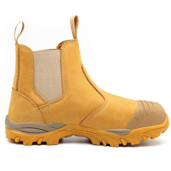 OEM Microfiber Leather Safety Boots  Steel Toe Kevlar Safety Shoes EVA Sole Work Shoes Security Work Boots