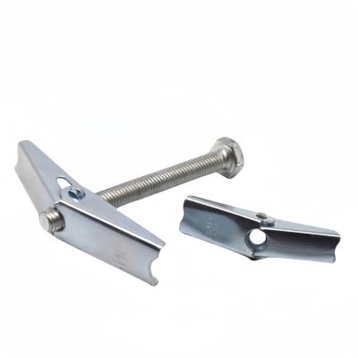 Zinc Plated Steel Butterfly Anchor Bolt Fire-Rated 12mm Diameter DIN Standard for Safe Installations Inch and Metric System