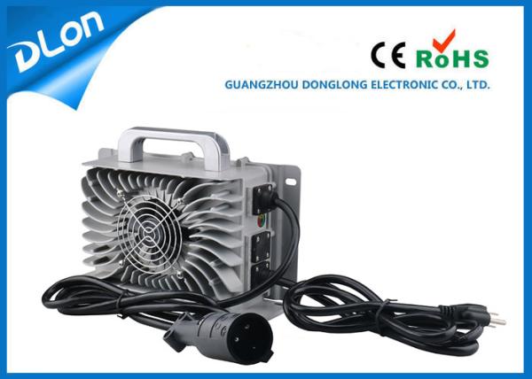 Black or sliver housing 48V 18A 48v 20a club car golf cart charger waterproof ip67 with club car 3 pin plug