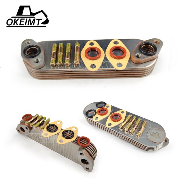 OKEIMT 6D31 Mitsubishi Oil Cooler Me013360  Stainless Steel