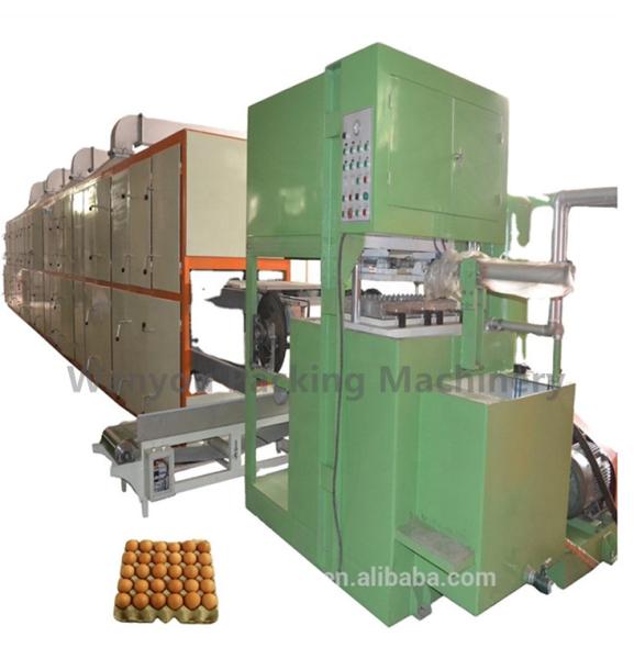 Máquina para fabricar bandejas de ovos para galinhas com moldes de alumínio 20 - 100kw 700 - 6000 peças/hora