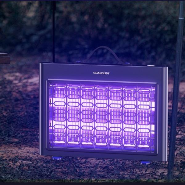 Safe Rechargeable Bug Zapper Light , Quiet Electric Mosquito Control Lamp