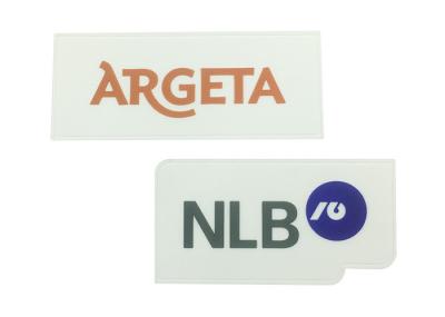Washable Custom Made Pvc Patches , Self - Adhesive Pvc Logo Patch Fade - Proof