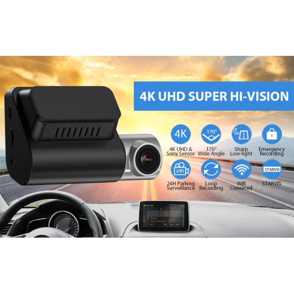 2-дюймовый 4K GPS видеорегистратор с автоматическим вождением видеорегистратор автомобильный видеорегистратор вид сзади