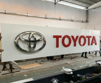 Professional LED Logo Sign Board Luminous Words Car Advertising Brand Logo