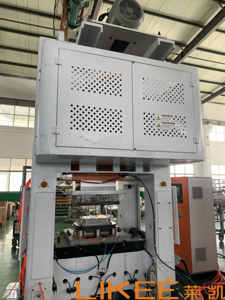 recipiente do acondicionamento de alimentos de 12000pcs/H Alunimum que faz a máquina uma espessura de 200 mícrons
