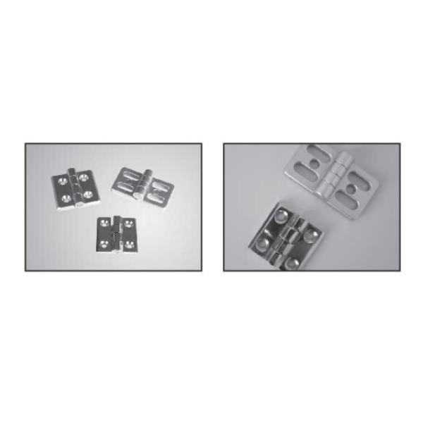 Cubra con cinc bisagras de puerta desmontables industriales del negro de la aleación las 180