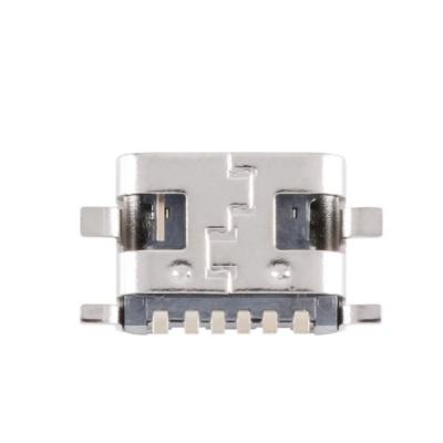 Type-C6Pub6-Type C USB Connector IC Female Vertical Patch 6.8mm High Current Fast Charging